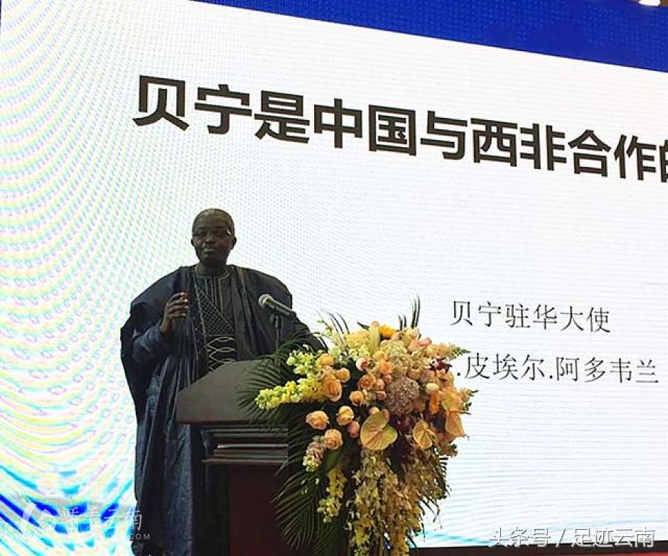 贝宁驻华大使 皮埃尔·阿多韦兰致辞