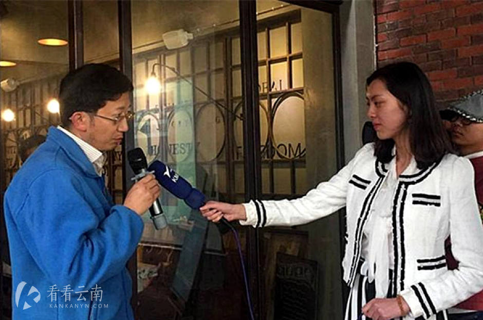 微博大V张宏雷律师现场接受采访