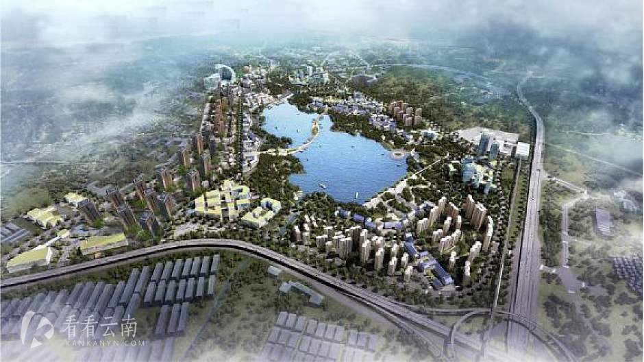 东白沙河片区未来建设效果图