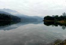 今日云南|芒市孔雀湖边的垂钓者-看看云南