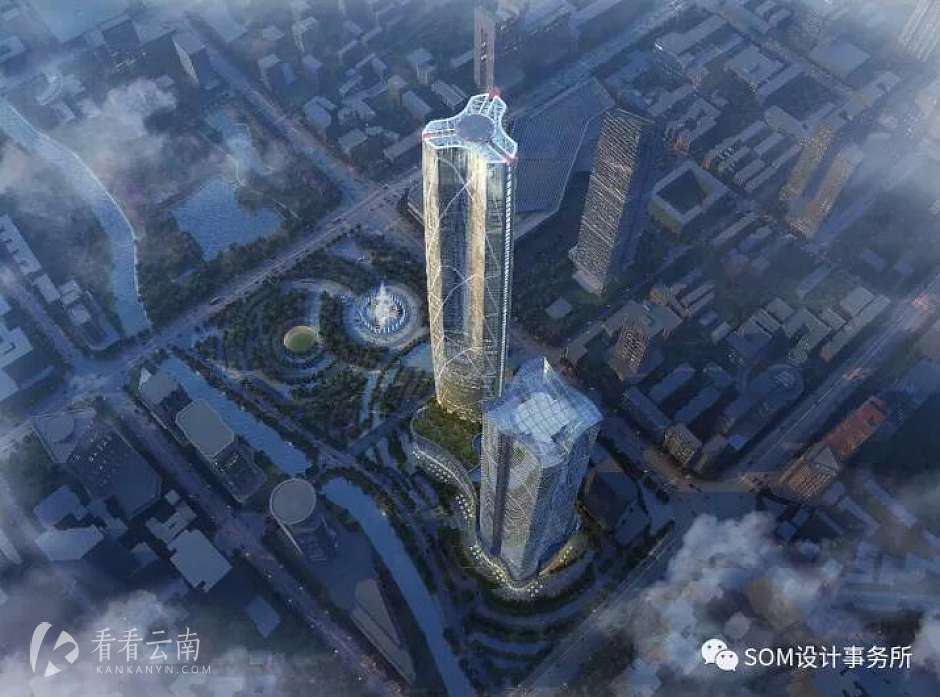 “春之眼”主楼俯瞰效果图