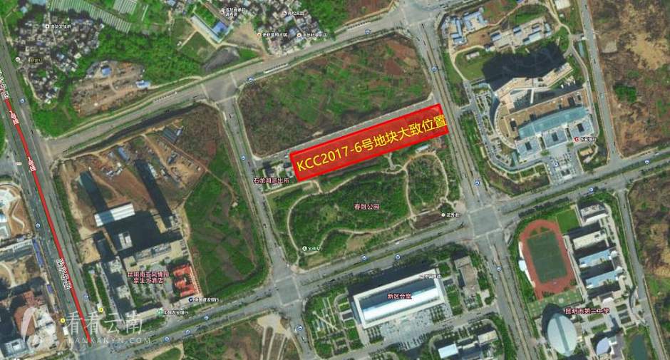 KCC2017-6号地块大致位置