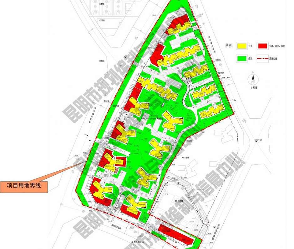 龙耀苑(KCPL2017-5-A5-1号)地块建筑示意图