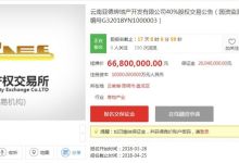 云南城投集团下属公司股权转让 大华集团或借道布局东白沙河-看看云南