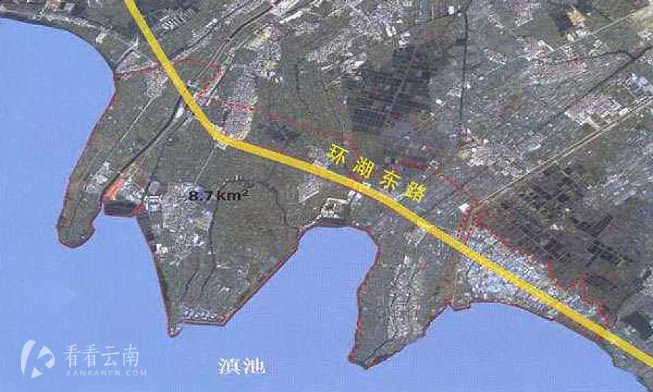 环湖东路三个半岛