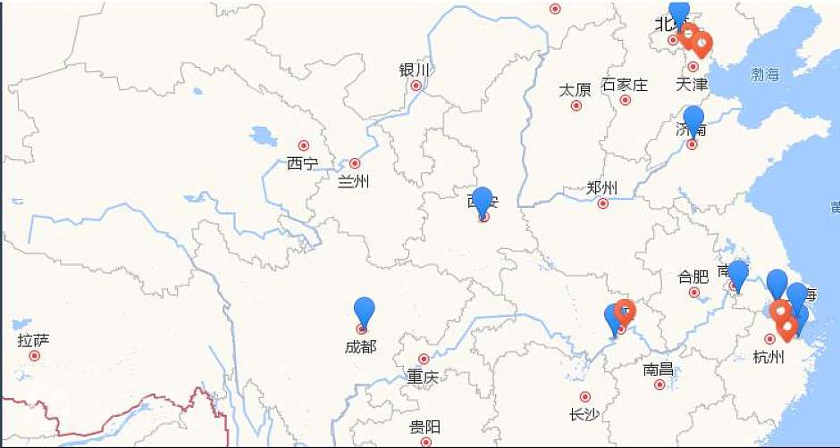菜鸟物流园布局