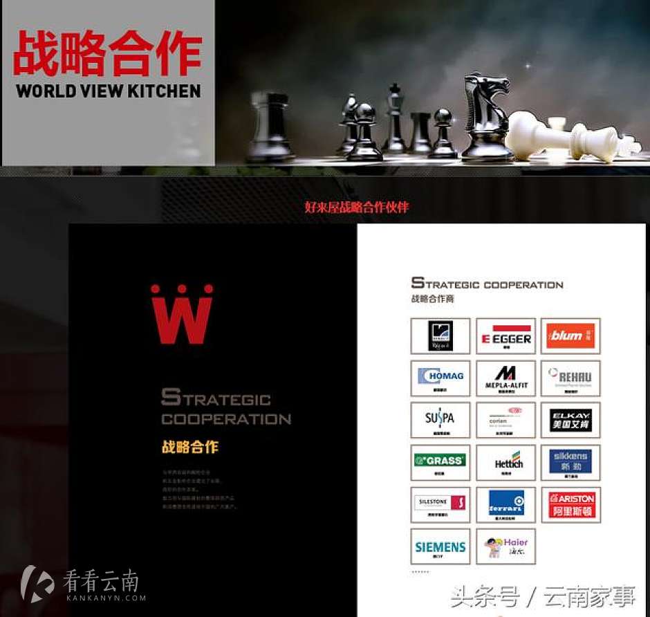 好来屋的合作战略伙伴，知名品牌不少