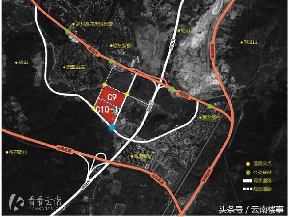 保利·阳光城·翡丽公园用地区位图