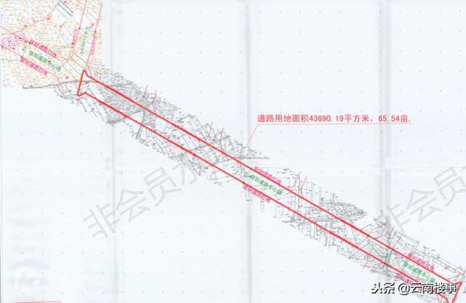 普照路二期用地红线图