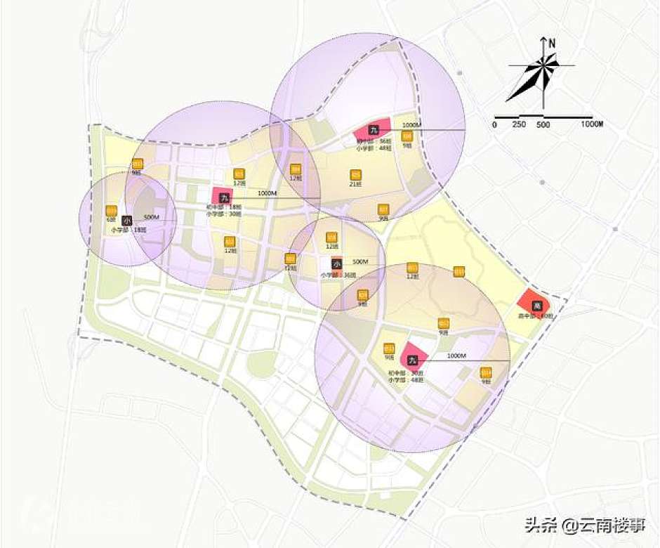 嵩明职教基地配套学校用地规划