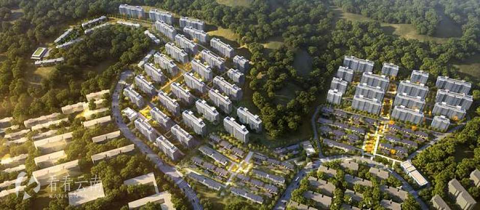 中国铁建·山语桃源鸟瞰图