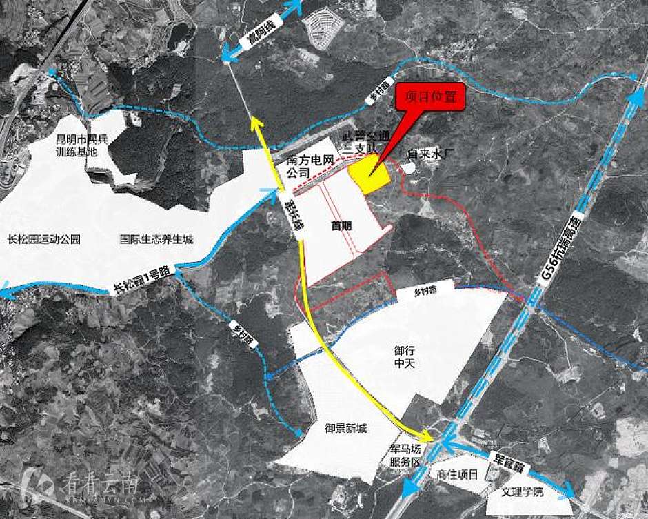 恒大阳光半岛（二期）D地块项目区位图