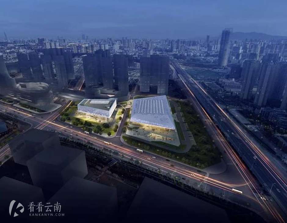 （项目文化馆和体育馆效果图）