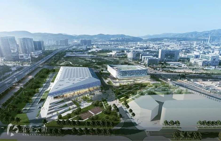 （西北新城景观图）