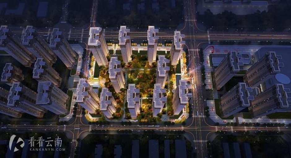 晋宁吾悦广场住宅项目四号地块，项目效果图