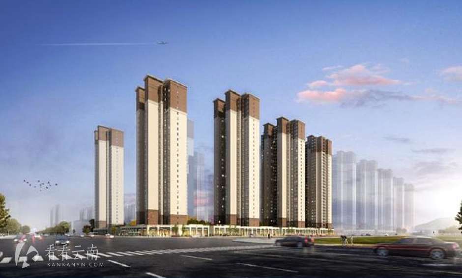 晋宁吾悦广场住宅项目四号地块，项目效果图