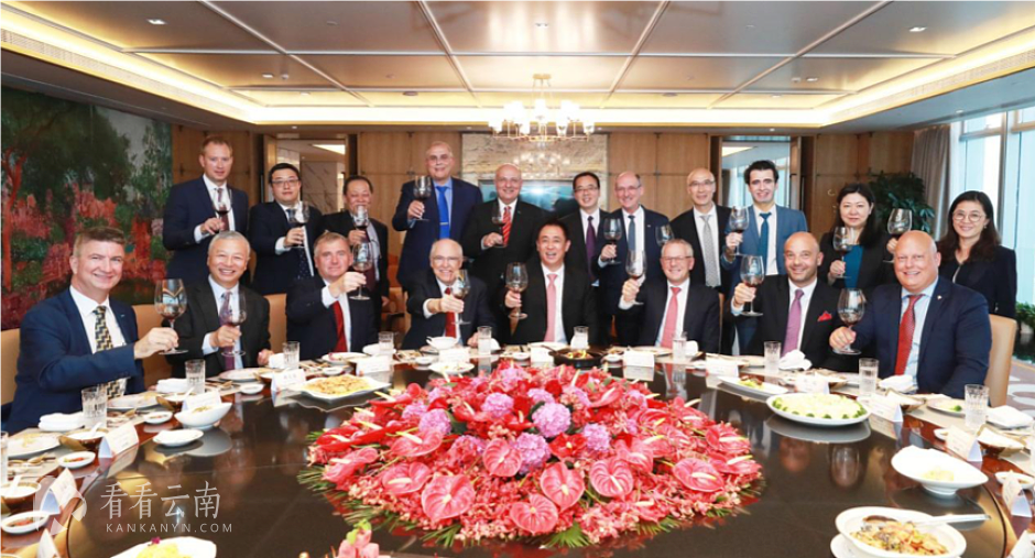 许家印宴请全球汽车工程技术龙头CEO