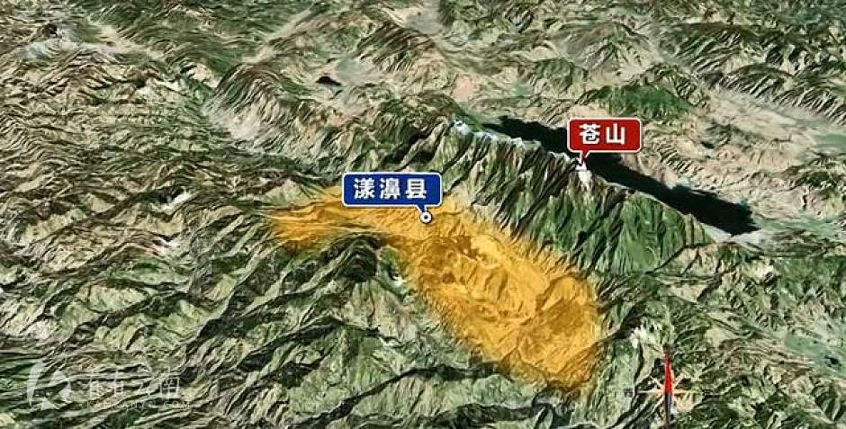 大理漾濞区位图