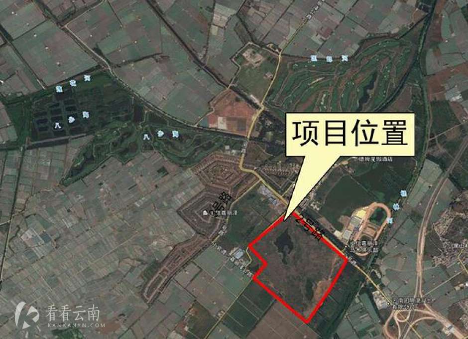 嵩明，嘉丽泽恒大养生谷区位图