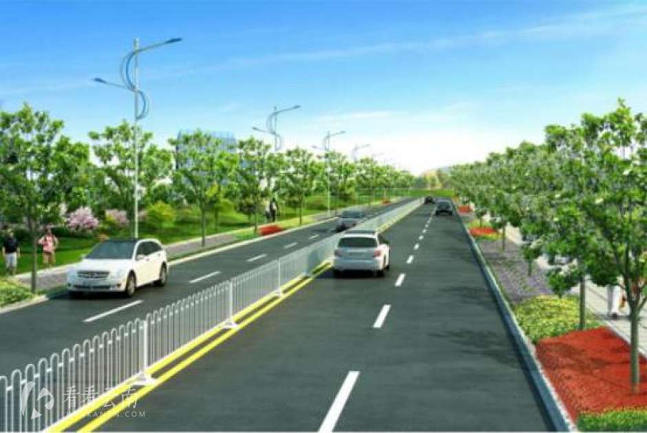 莲塘路效果图