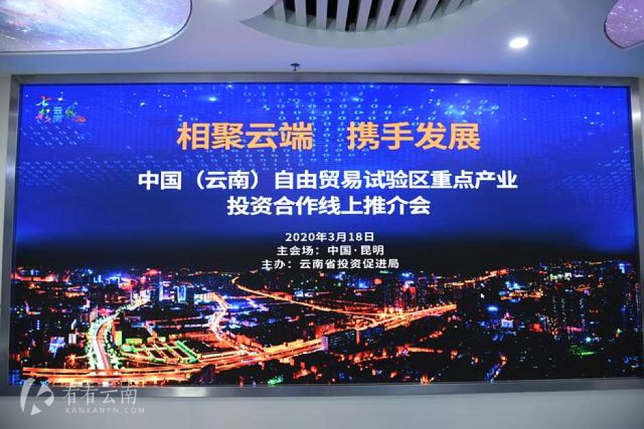 “云招商”现场
