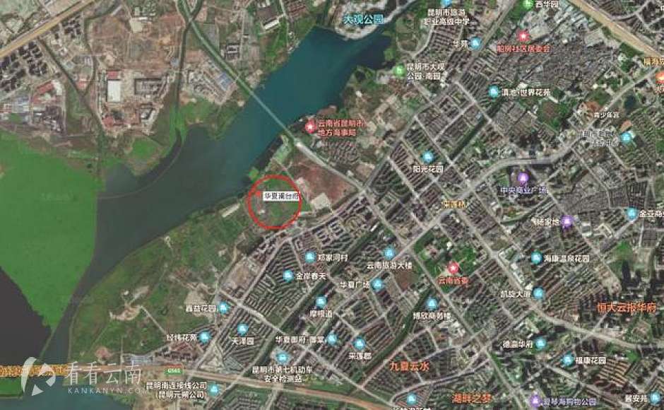 华夏澜台府区位图