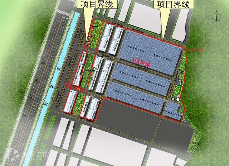 中云东港国际物流城一期平面图