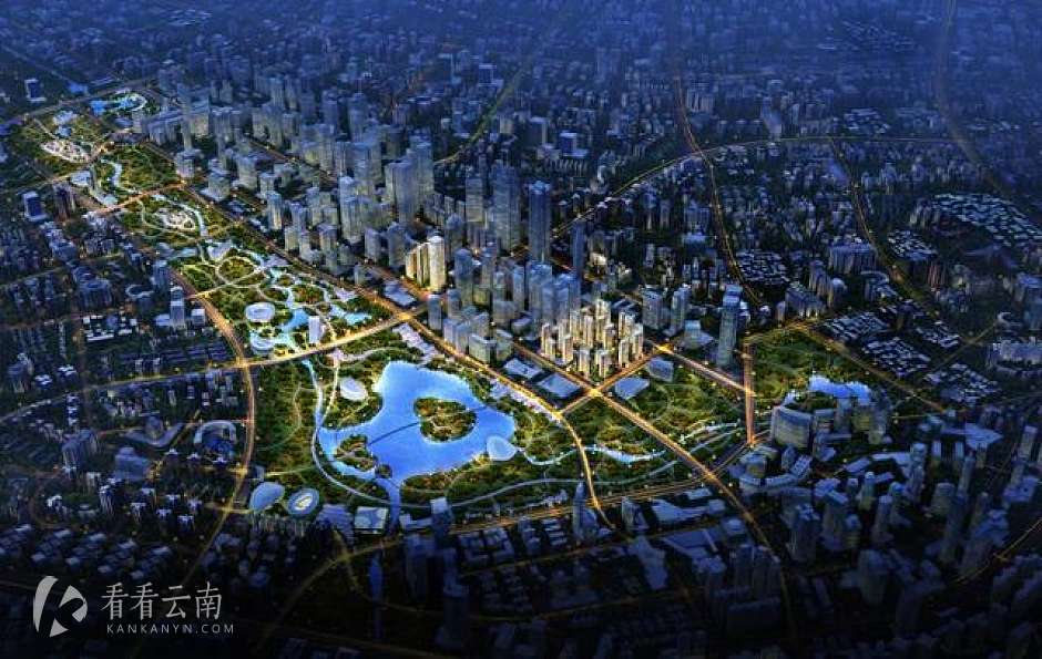 昆明，巫家坝效果图