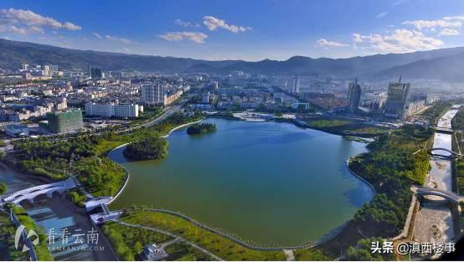 临沧市主城区实景