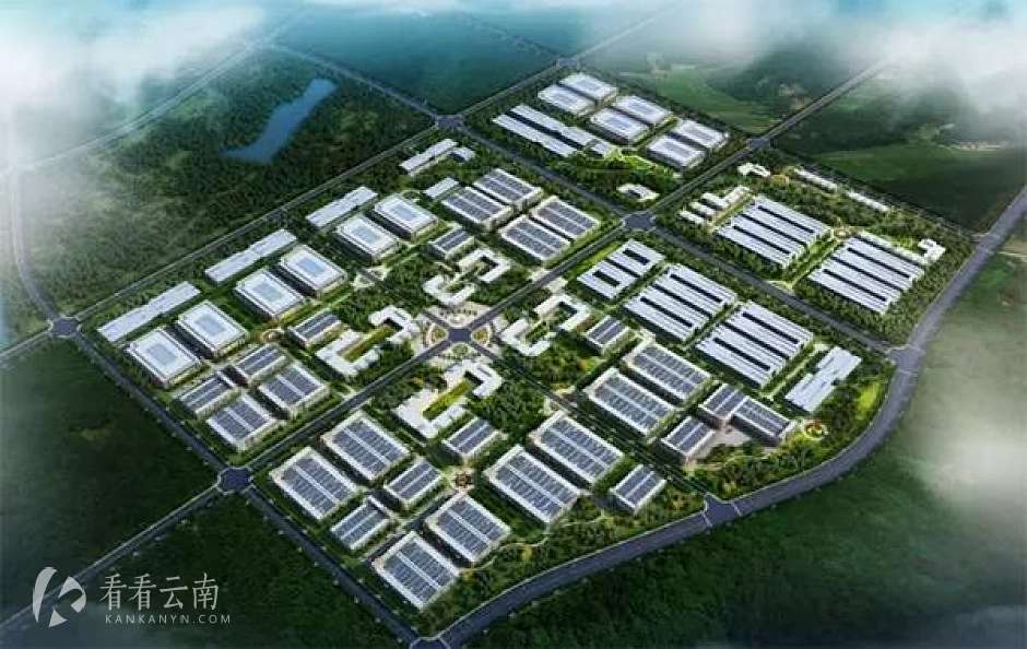 保山工贸园区鸟瞰效果图