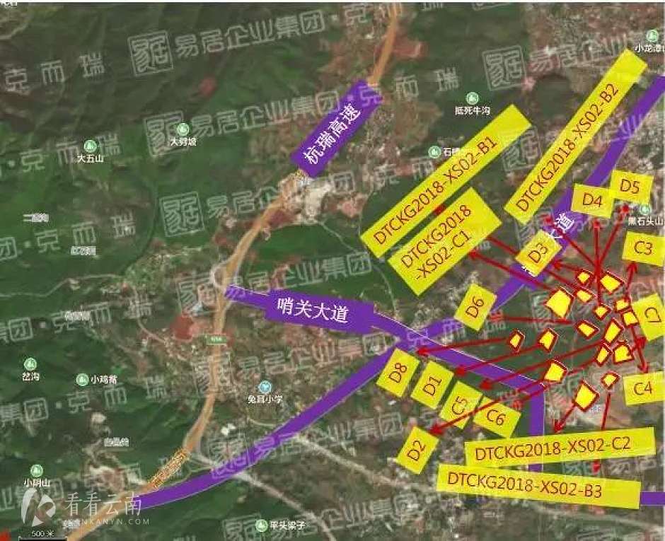 招商蛇口竞得地块位置示意图（据克而瑞）