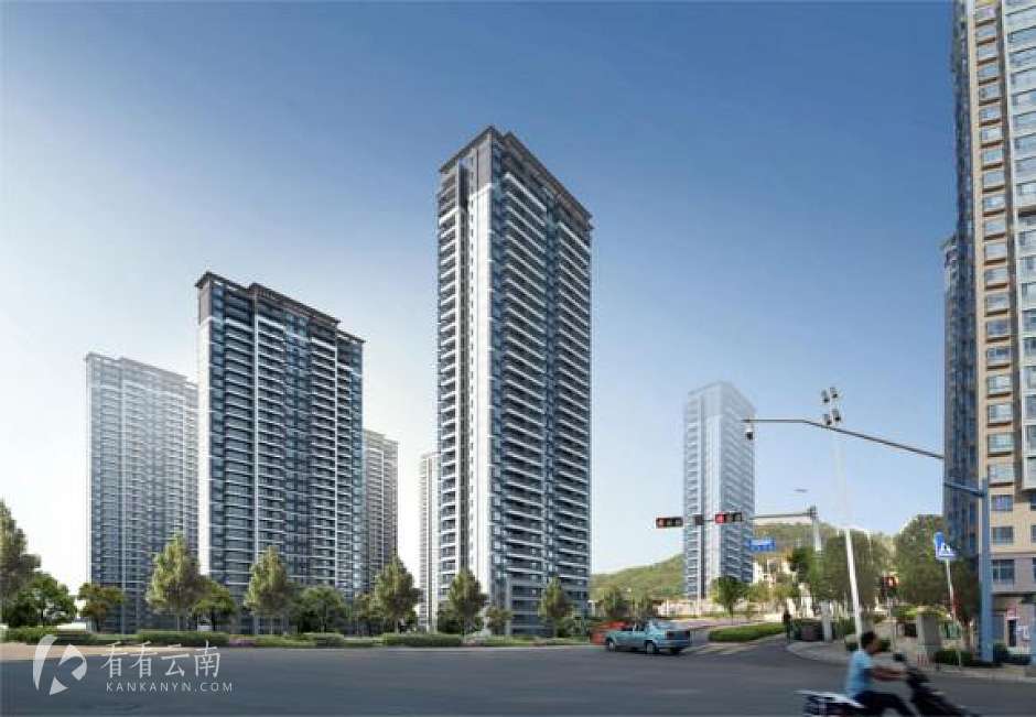 保利城住宅建筑立面效果图