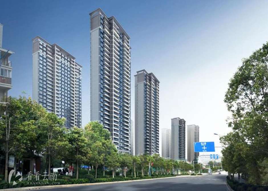 保利城住宅建筑立面效果图