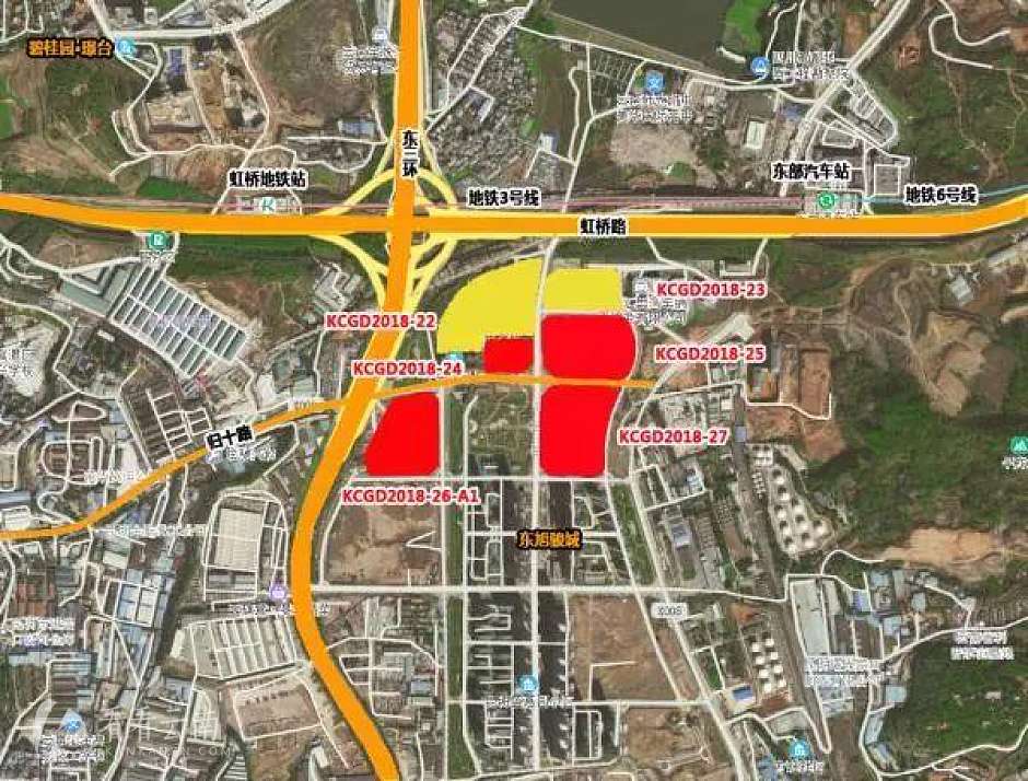 保利城地块位置示意