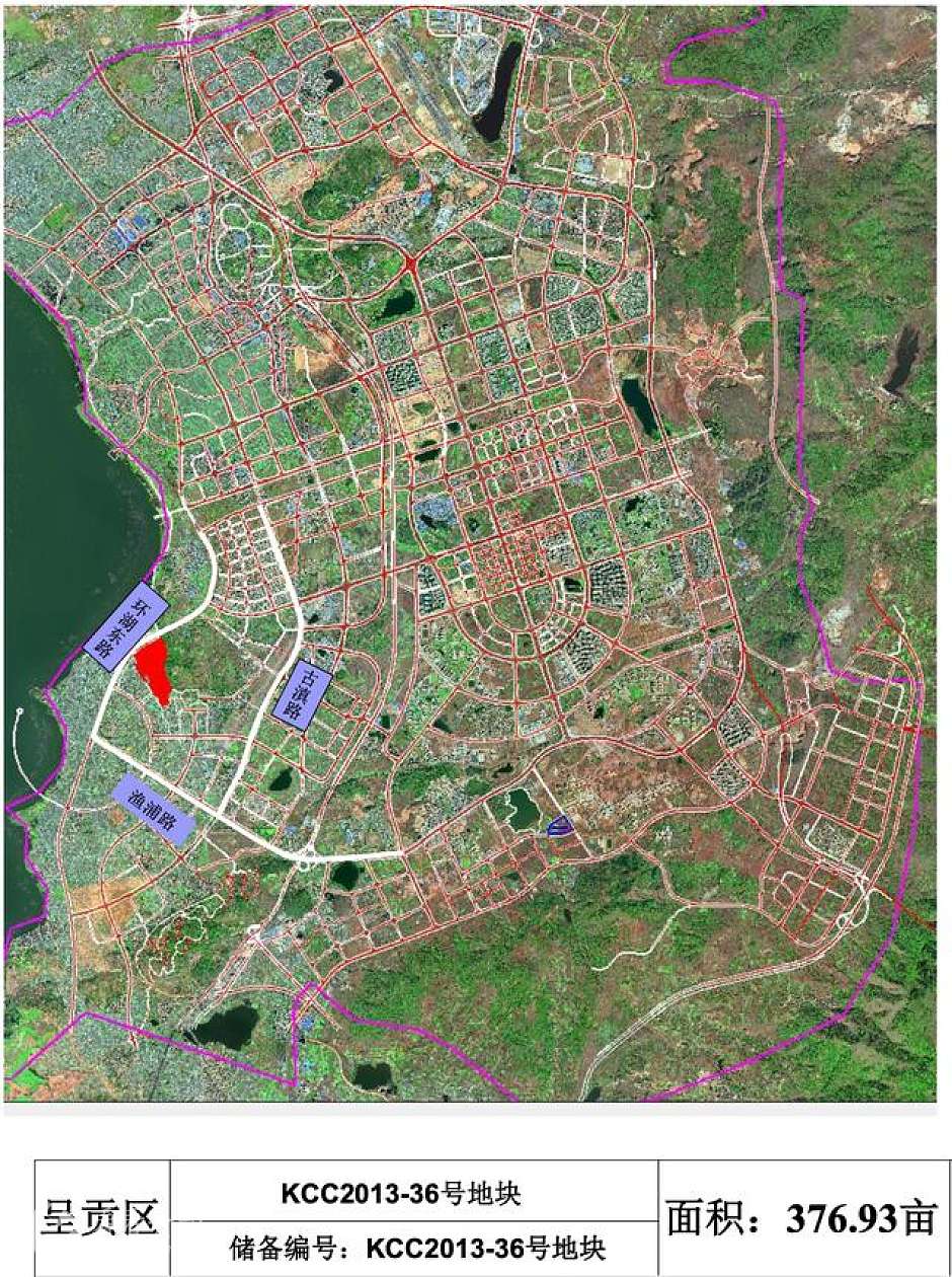 KCC2013-36号地块位置