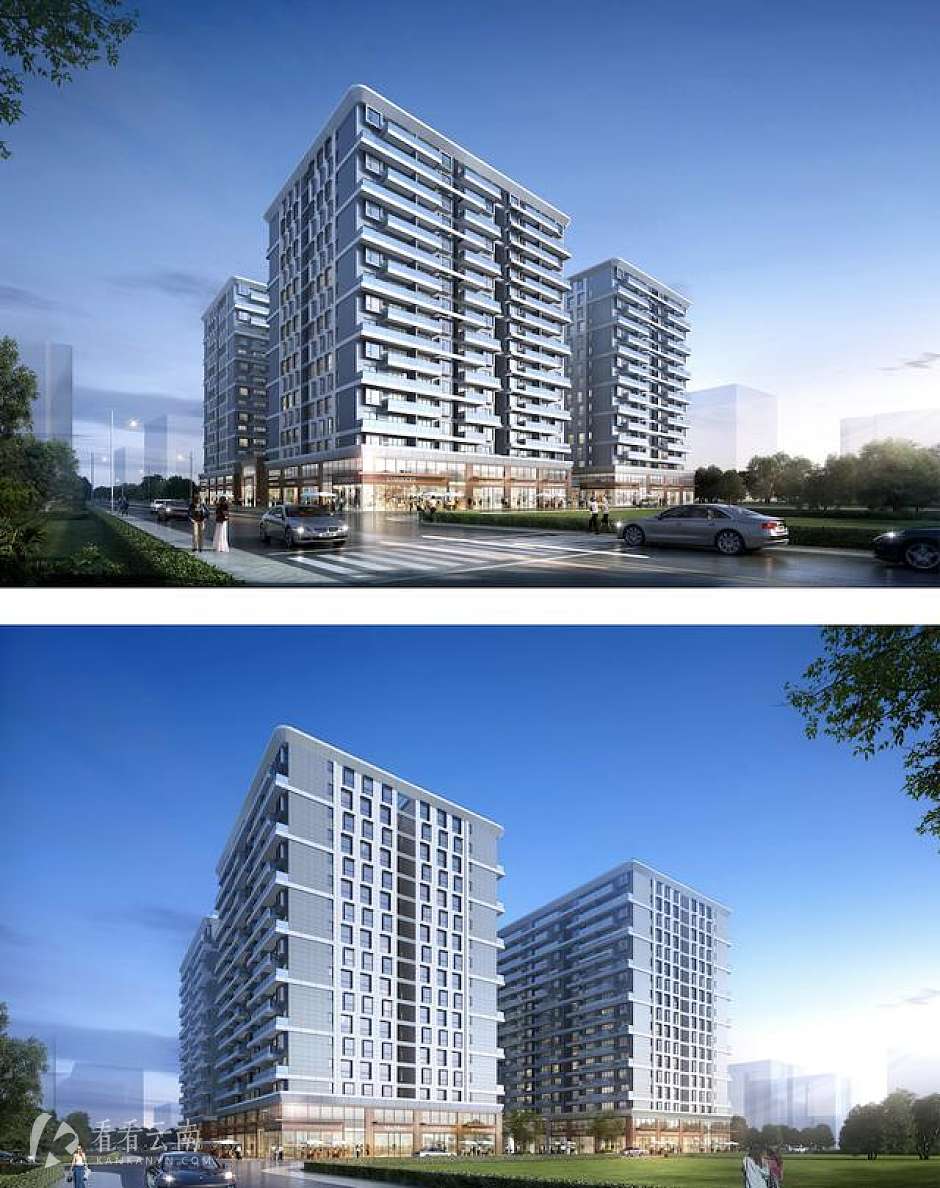 珑台上苑建筑立面效果图