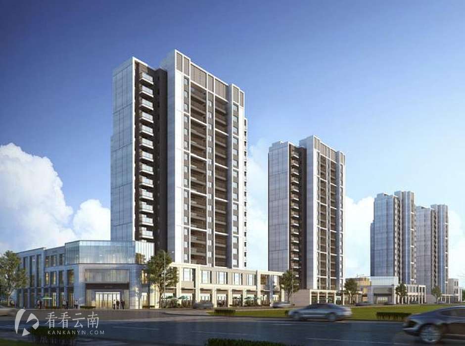 A1号地块建筑立面效果图