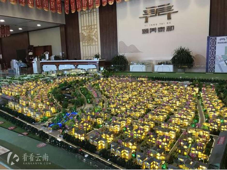 颐养泰和沙盘图