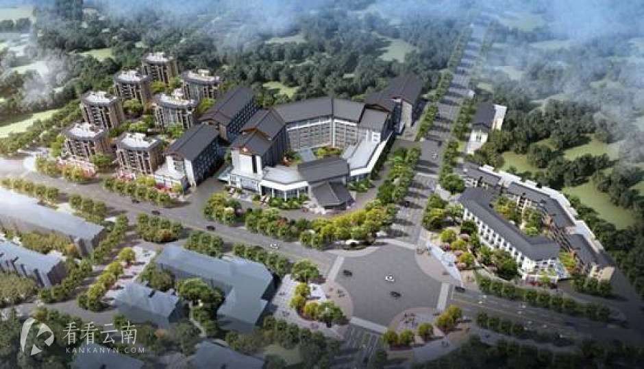 颐养泰和鸟瞰效果图