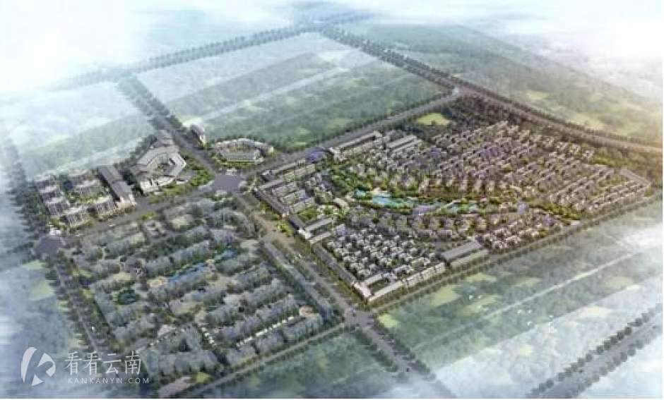 颐养泰和鸟瞰效果图