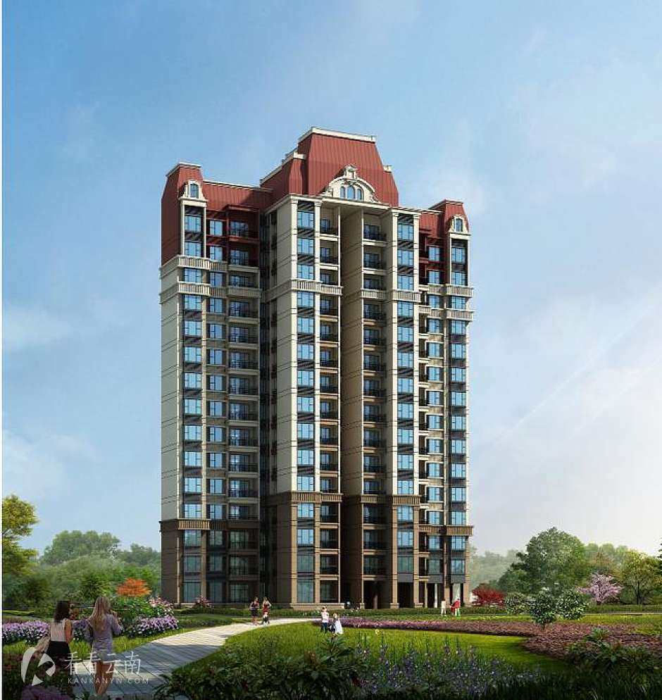 单体住宅建筑效果图