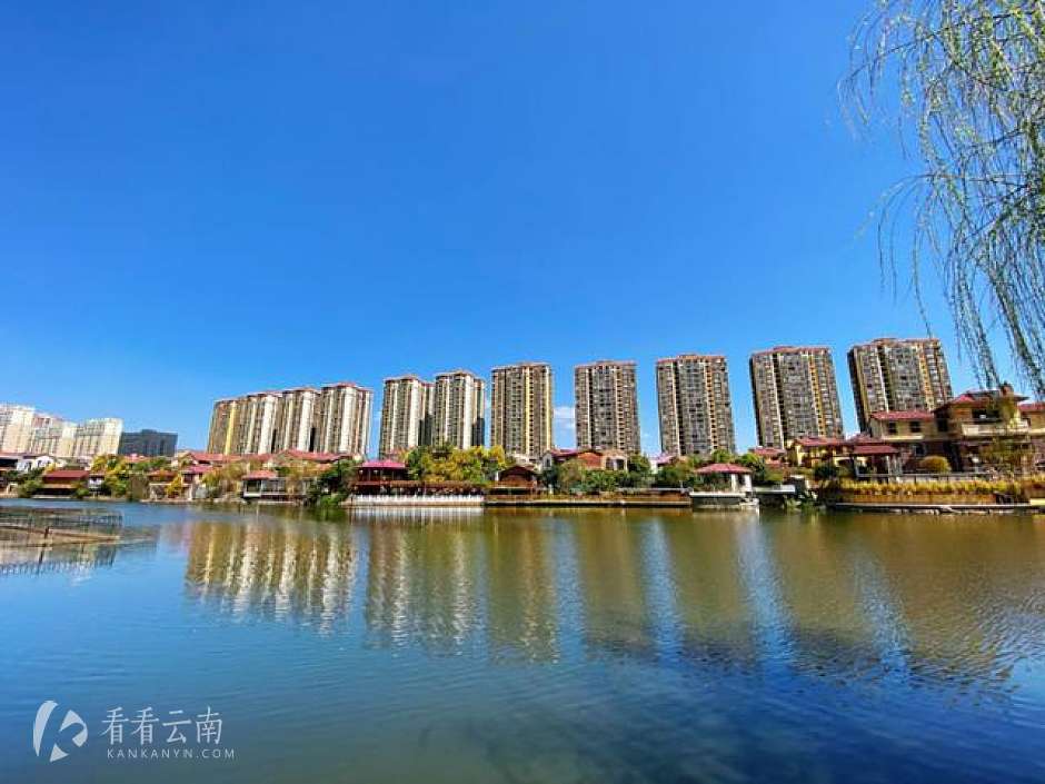 昆明宜良，乡鸭湖实景