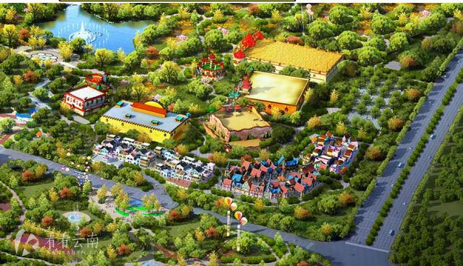 昆明恒大童世界项目一期效果图