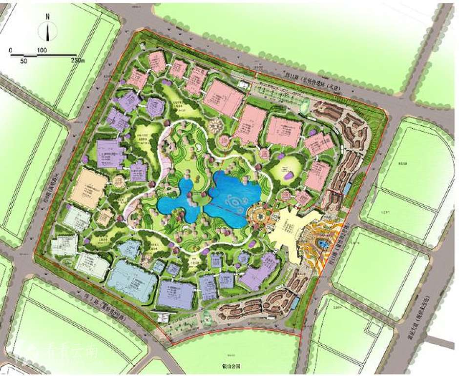 昆明恒大童世界项目平面图