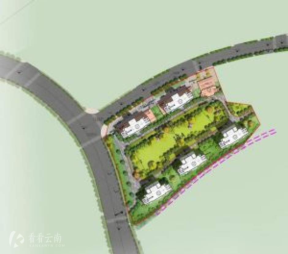 安宁连然观雅苑居住小区项目平面图