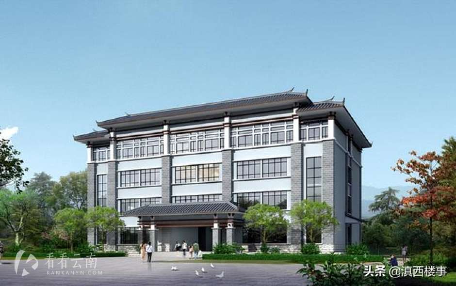 文荣学校综合楼项目效果图