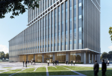 昆明呈贡区中铁大厦外观调整，建筑核心筒施工约达30层-看看云南