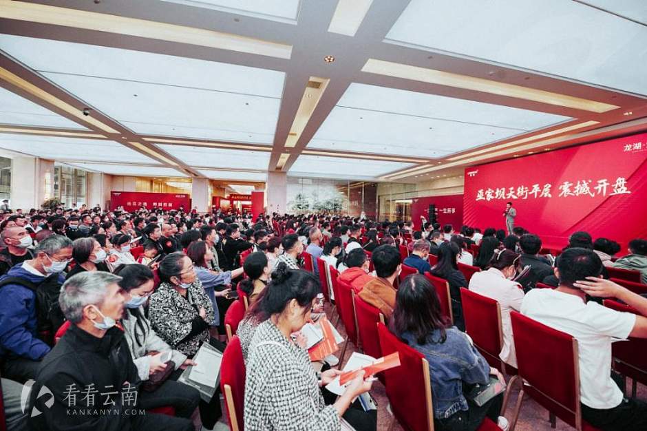 龙湖·天璞二批次开盘现场实拍图