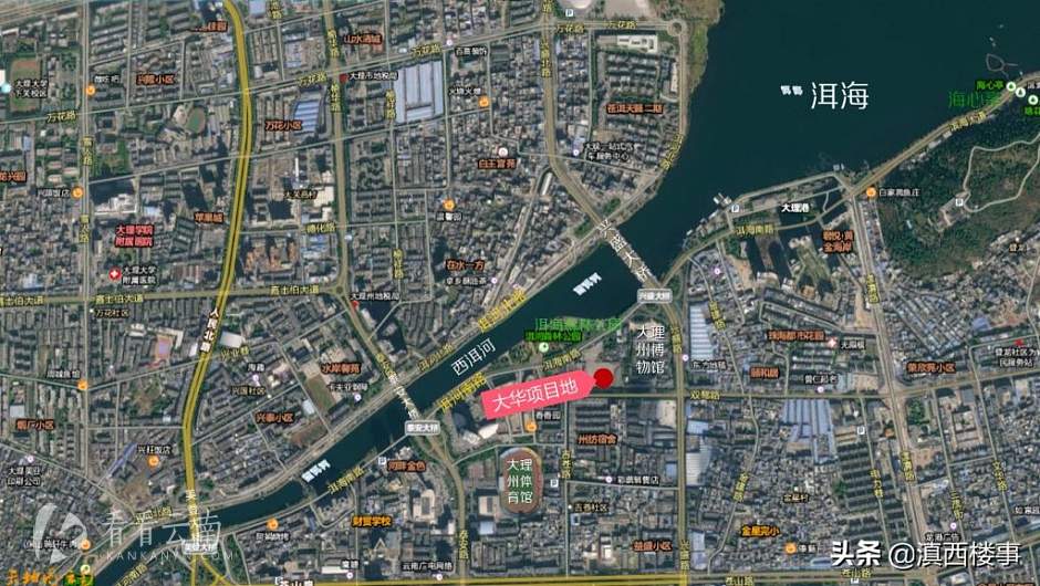 大理市下关城区1100万/亩成交土地区位图