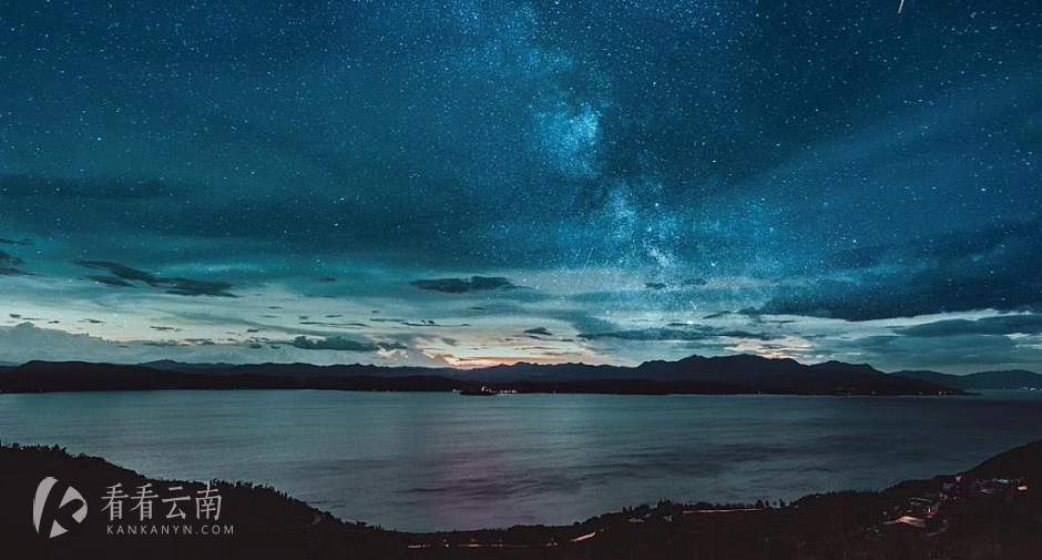 抚仙湖星空实拍图